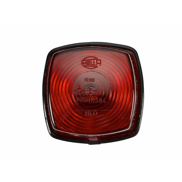 Lampa tylna, kwadratowa 12/24V czerwona 2SA003057021 | Exvi