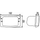 Lampa robocza prostokątna H3, double 1GB996080021 | Exvi