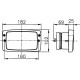 Reflektor halogenowy, prostokątny 12V 1AB006213001 | Exvi