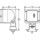 Lampa robocza kwadratowa H3, Ultra Beam 1GA007506011 | Exvi