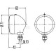 Lampa obrysowa 5W okrągła 12/24V 2PF001648161 | Exvi