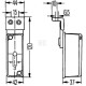 Lampa obrysowa 4W, prostokątna, 12/24V 2XS005020021 | Exvi
