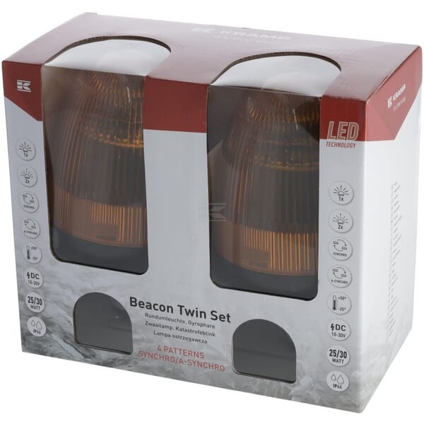Zestaw lamp błyskowych LED z funkcją LA20095 | Exvi