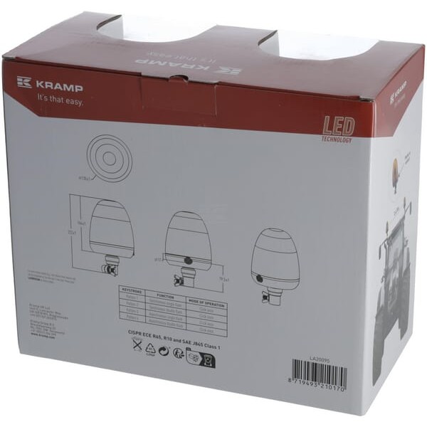 Zestaw lamp błyskowych LED z funkcją LA20095 | Exvi