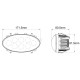 Reflektor roboczy LED, 30 W, 4250 lm LA10561 | Exvi