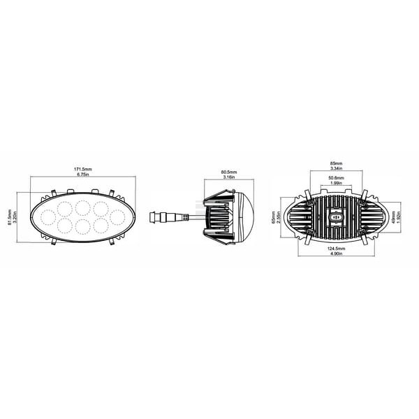Reflektor roboczy LED, 30 W, 4250 lm LA10561 | Exvi