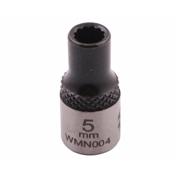 Nasadka dwunastokątna 1/4". 5 mm. CrV50BV30. WMN004 | Exvi