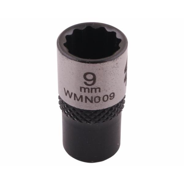 Nasadka dwunastokątna 1/4". 9 mm. CrV50BV30. WMN009 | Exvi