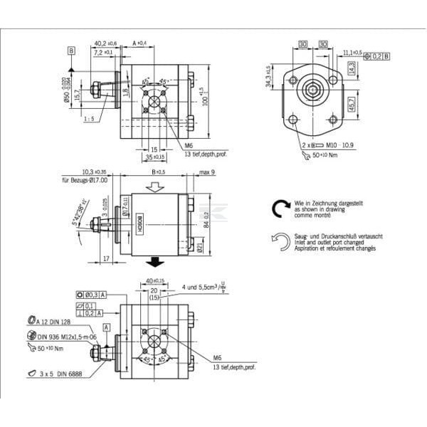 Pompa zębata AZPF-11-016LCN20MB Bosch 0510615314 | Exvi