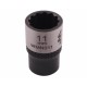 Nasadka dwunastokątna 1/4". 11 mm. CrV50BV30. WMN011 | Exvi