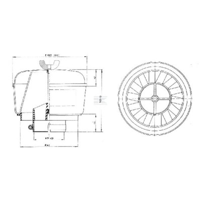 Filtr wstępny z opaską Donaldson PBH001249 | Exvi