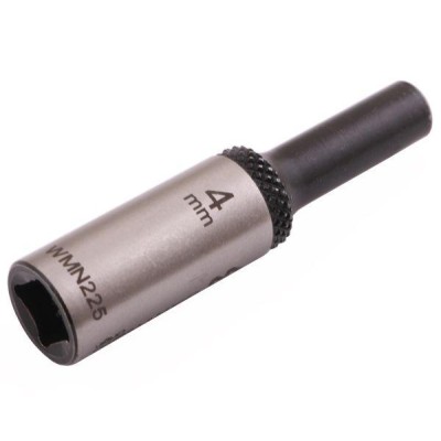 Nasadka dwunastokątna 1/4". 4 mm. długa. WMN225 | Exvi