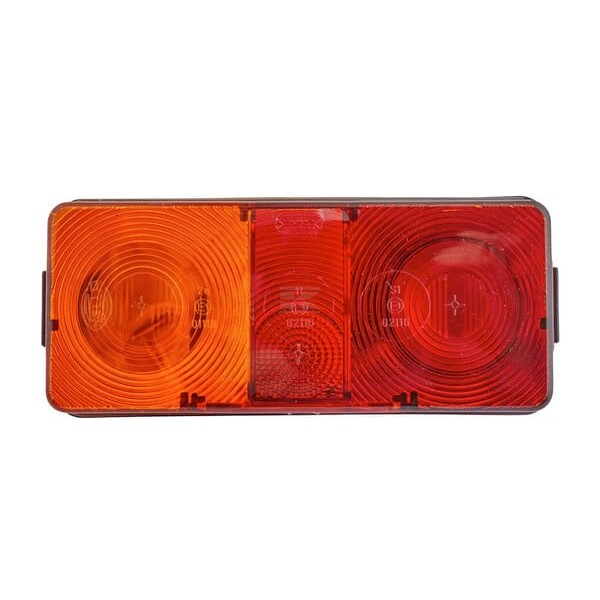 Lampa tylna zespolona, prostokątna 2SE002582071 | Exvi