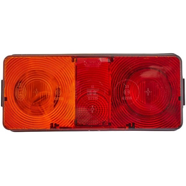 Lampa tylna zespolona, prostokątna 2SE002582071 | Exvi