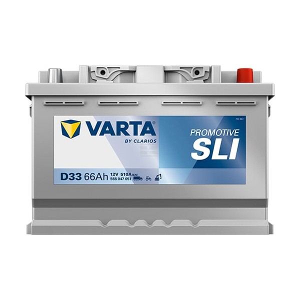 Akumulator 12V 66Ah 510A D33 VARTA 566047051 | Exvi