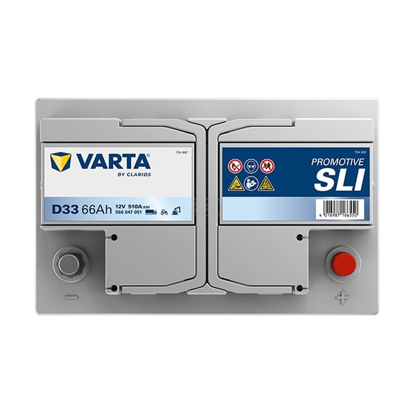 Akumulator 12V 66Ah 510A D33 VARTA 566047051 | Exvi