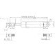 Sprężyna gazowa L225 mm 180N Stabilus CA093017 | Exvi