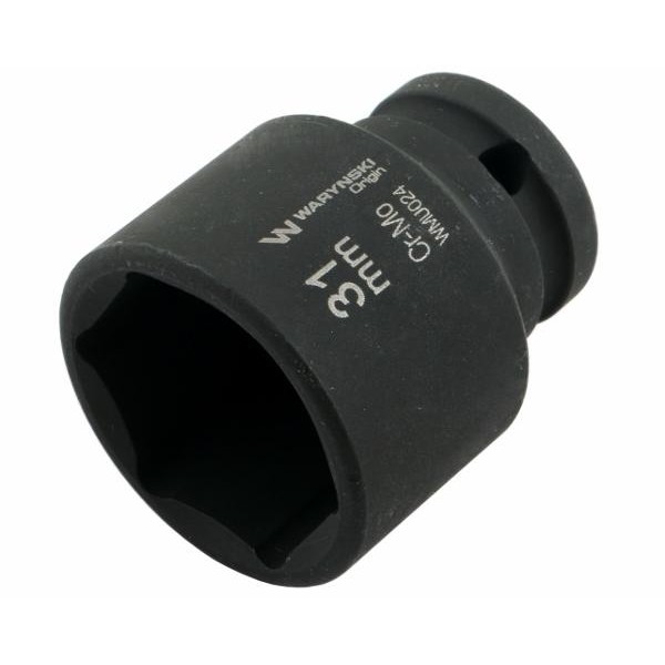 Nasadka udarowa sześciokątna 1/2". 31 mm. WMU024 | Exvi