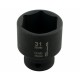 Nasadka udarowa sześciokątna 1/2". 31 mm. WMU024 | Exvi