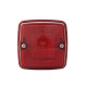 Lampa tylna, kwadratowa 12/24V czerwona 2SA003014051 | Exvi