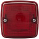 Lampa tylna, kwadratowa 12/24V czerwona 2SA003014051 | Exvi