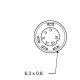 Przełącznik przyciskowy, lamp przednich 11110810 | Exvi