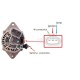 Alternator 14V 55A ALT26250491 | Exvi