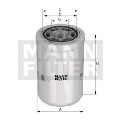 Filtr wymienny oleju WH9452 | Exvi