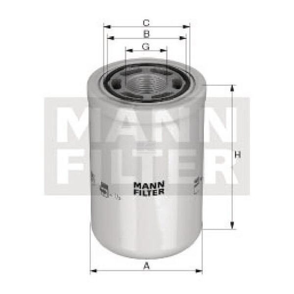 Filtr wymienny oleju WH9452 | Exvi