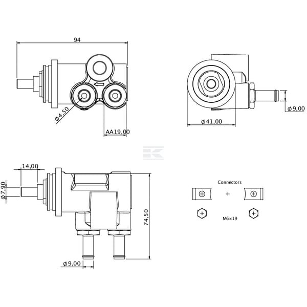 Pompa ssąca, pasuje do John Deere RE534346KR | Exvi
