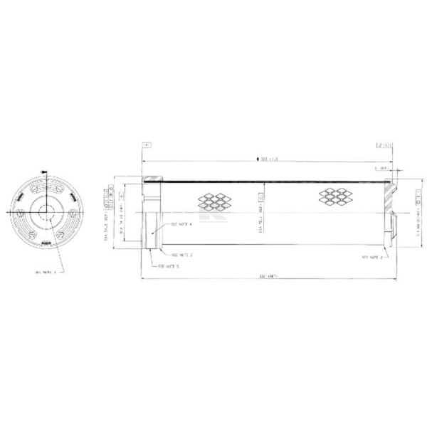 Filtr powietrza wewnętrzny Donaldson P783731 | Exvi