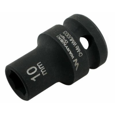 Nasadka udarowa sześciokątna 1/2". 10 mm. WMU003 | Exvi