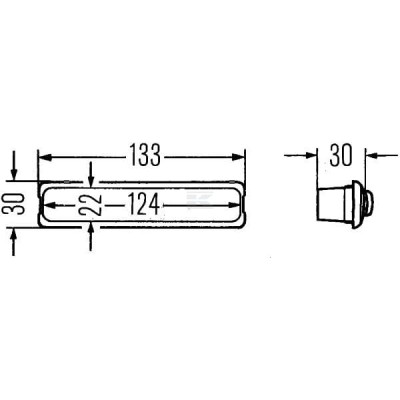 Lampa wewnętrzna, Hella 2JA001357002 | Exvi
