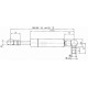Sprężyna gazowa L309 mm 270N Stabilus CA960942 | Exvi