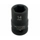 Nasadka udarowa sześciokątna 1/2". 14 mm. WMU007 | Exvi