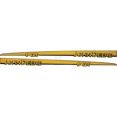 Zestaw naklejek „John Deere 6420” TR6420JD | Exvi