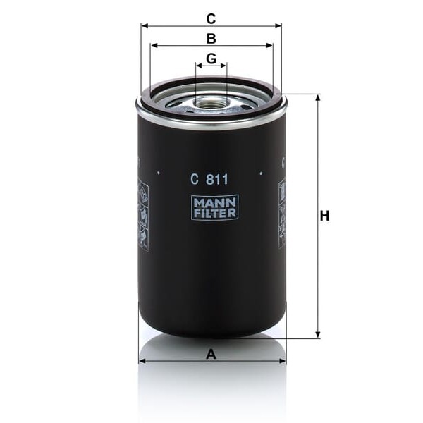 Filtr powietrza C811 | Exvi