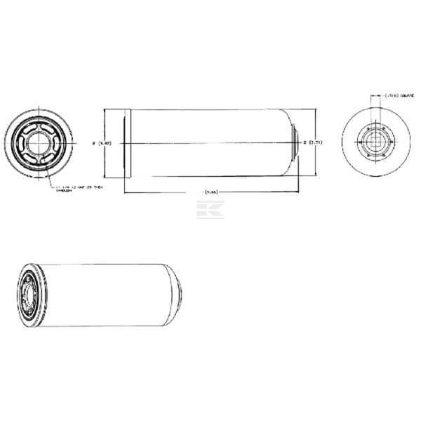 Filtr hydrauliki Duramax Donaldson P564042 | Exvi