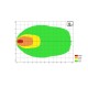 Lampa robocza LED, kwadratowa 54W 7200lm LA10557 | Exvi