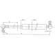 Sprężyna gazowa L215/112 mm 850N Vapormatic VPM1783 | Exvi