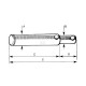 Sworzeń łącznika górnego 19.00 mm/25.4x156 VLK5436 | Exvi
