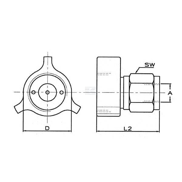 Mufa, 3/8" BSP 44206110 | Exvi