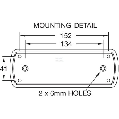 Lampa tylna zespolona, prostokątna 12/24V 900400LB | Exvi