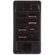 Przełącznik kołyskowy, (II+)-I-0, 4-pin 6RH007832551 | Exvi