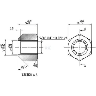 Nakrętka koła Case - IH 3047575R3N | Exvi