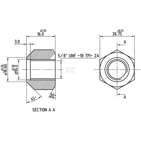 Nakrętka koła Case - IH 3047575R3N | Exvi