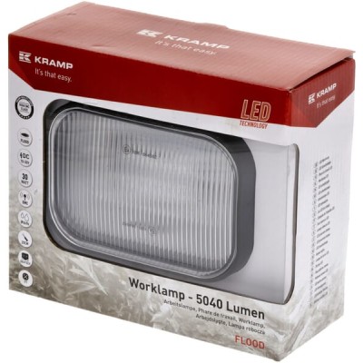Lampa robocza LED, prostokątna 30W 4200lm LA10556 | Exvi