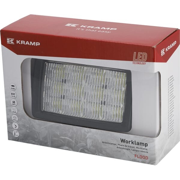 Lampa robocza LED, prostokątna 40W 5600lm LA10630 | Exvi